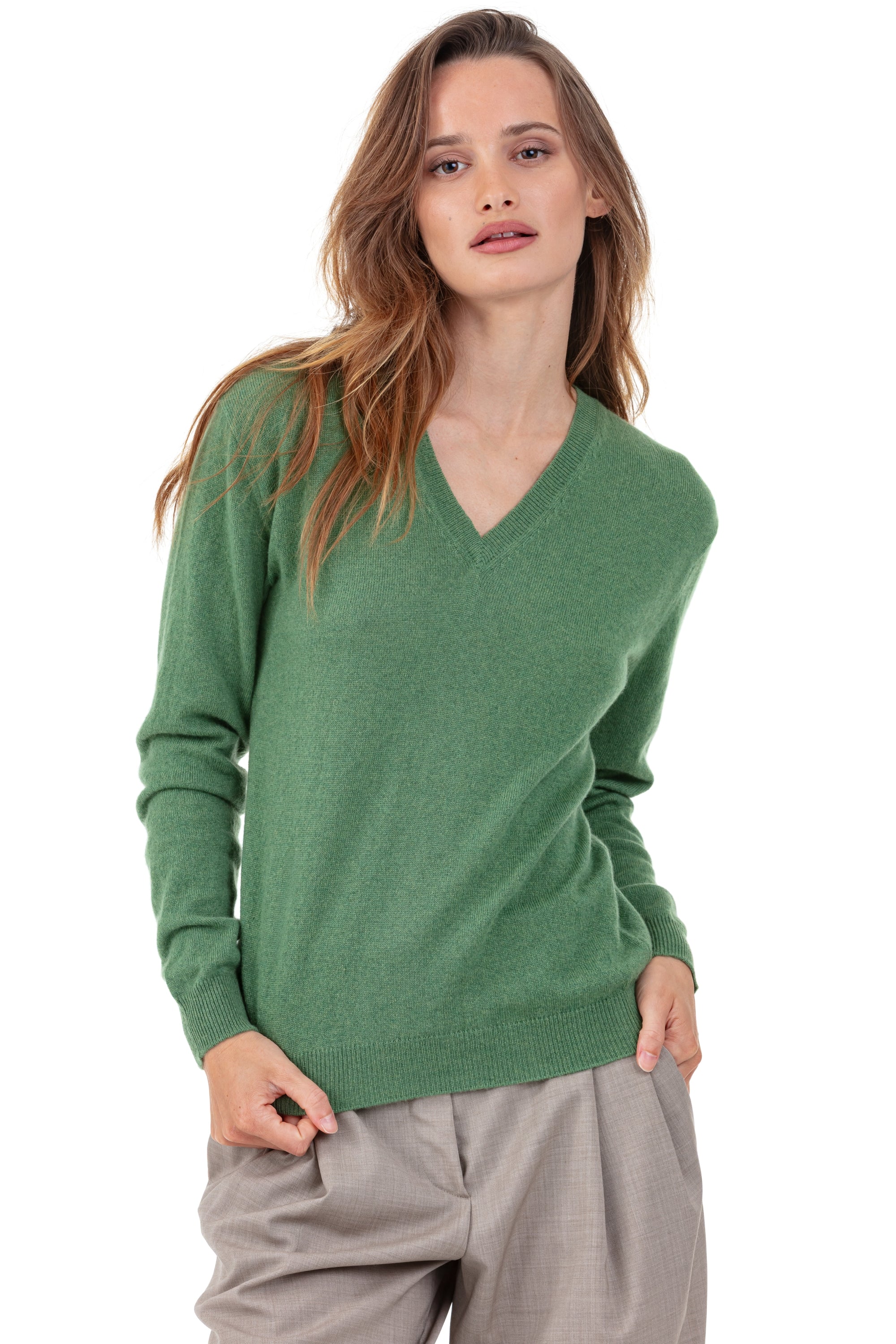 Tessa aus Kaschmir Damen - foliage - Mahogany