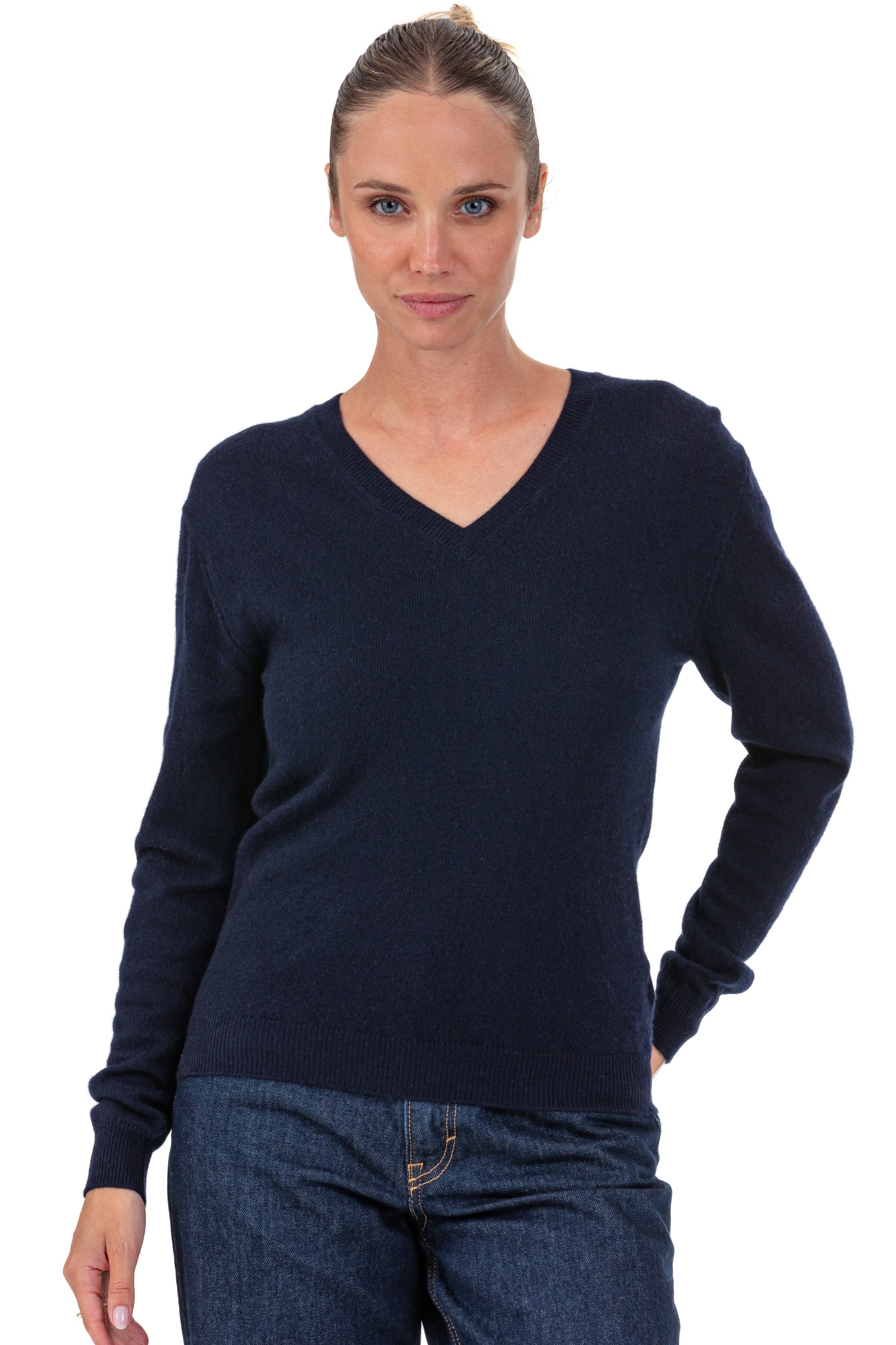 Tessa aus Kaschmir für Damen - dunkelblau - Mahogany