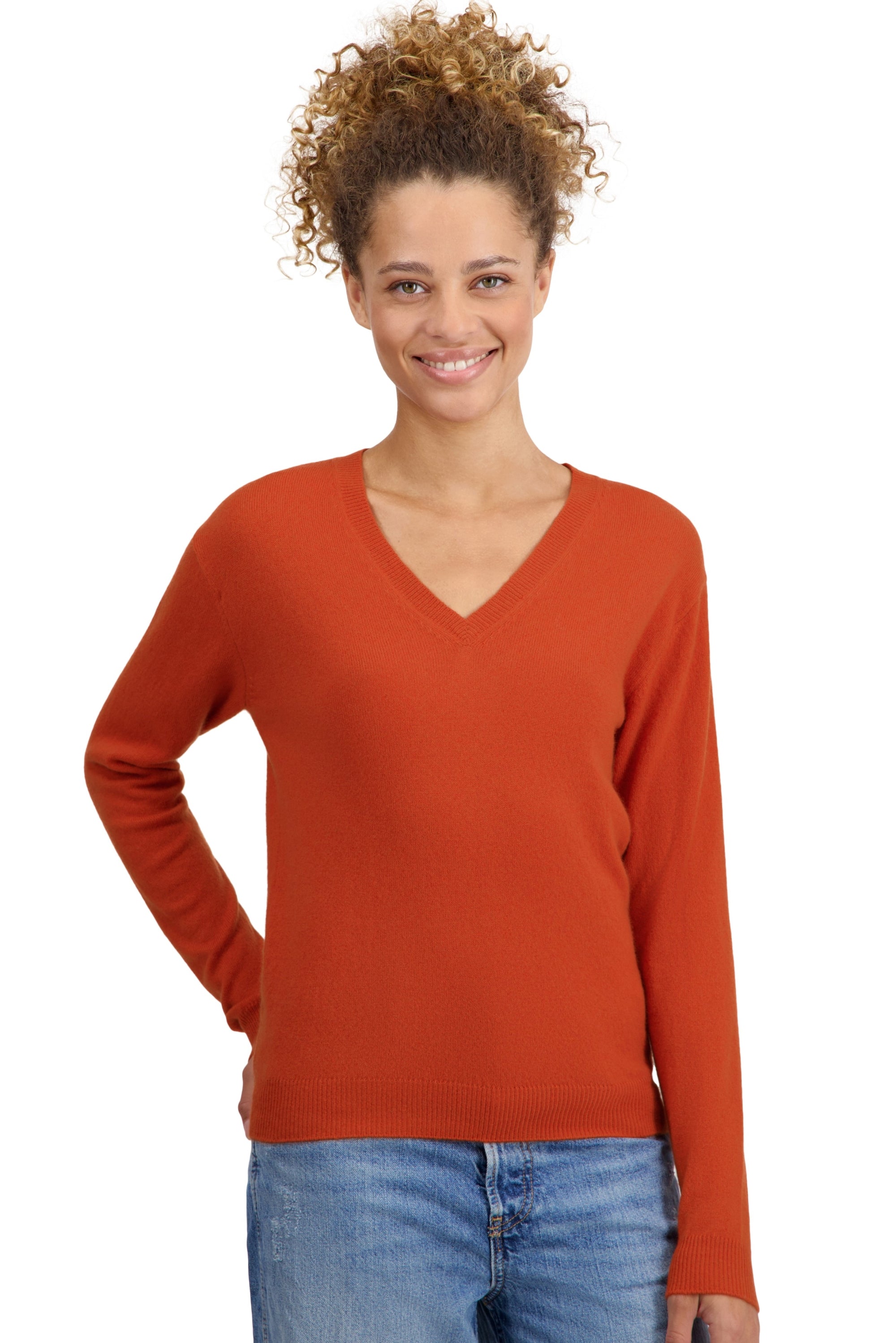 Tessa aus Kaschmir für Damen - marmelade - Mahogany