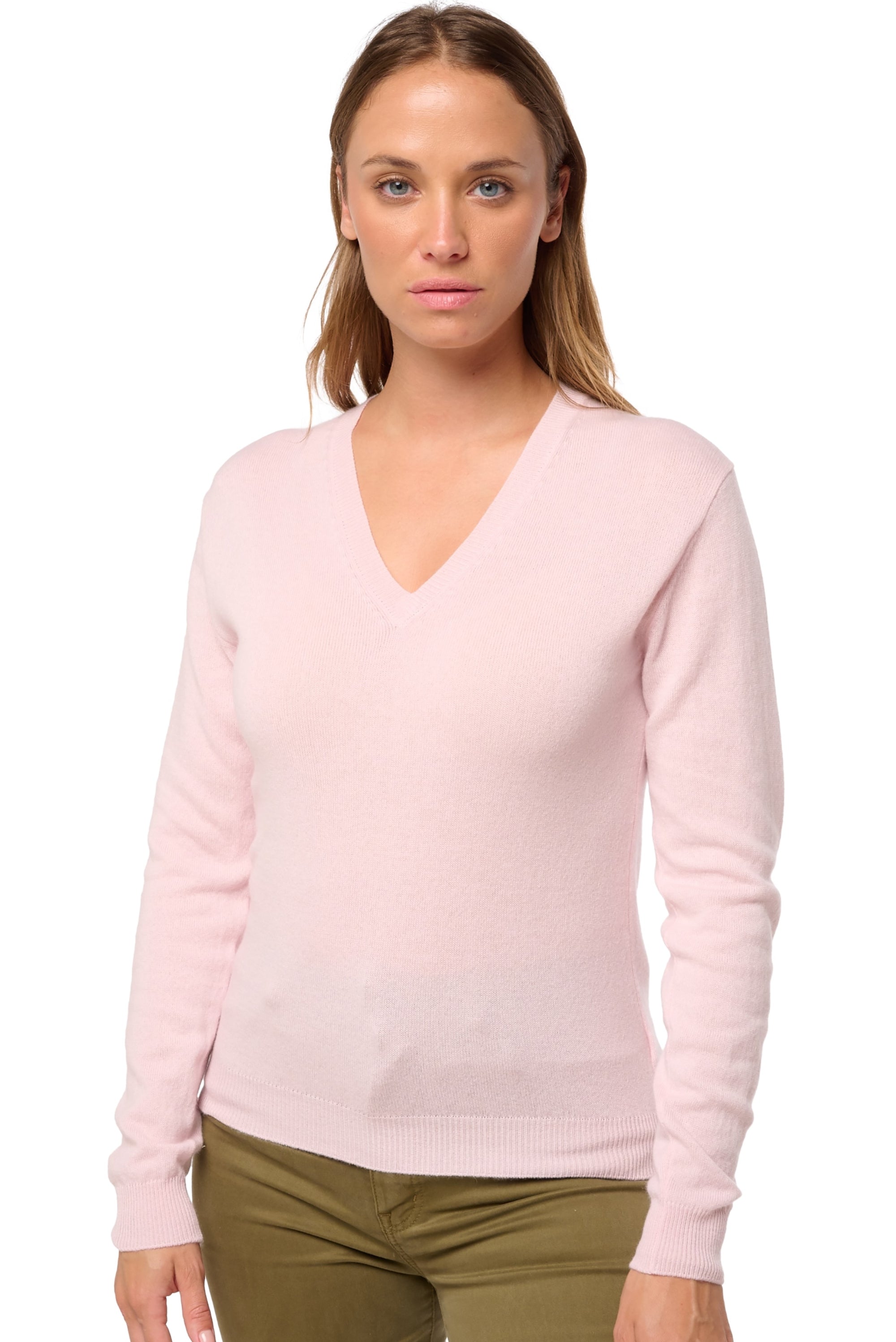 Tessa aus Kaschmir für Damen - pale blossom - Mahogany
