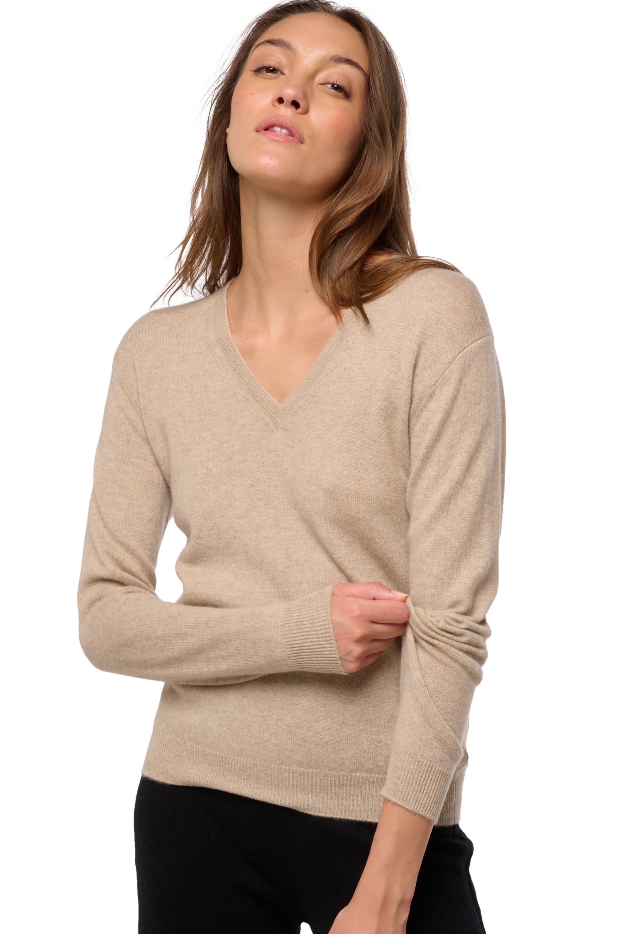 Tessa aus Kaschmir Damen - spelt - Mahogany