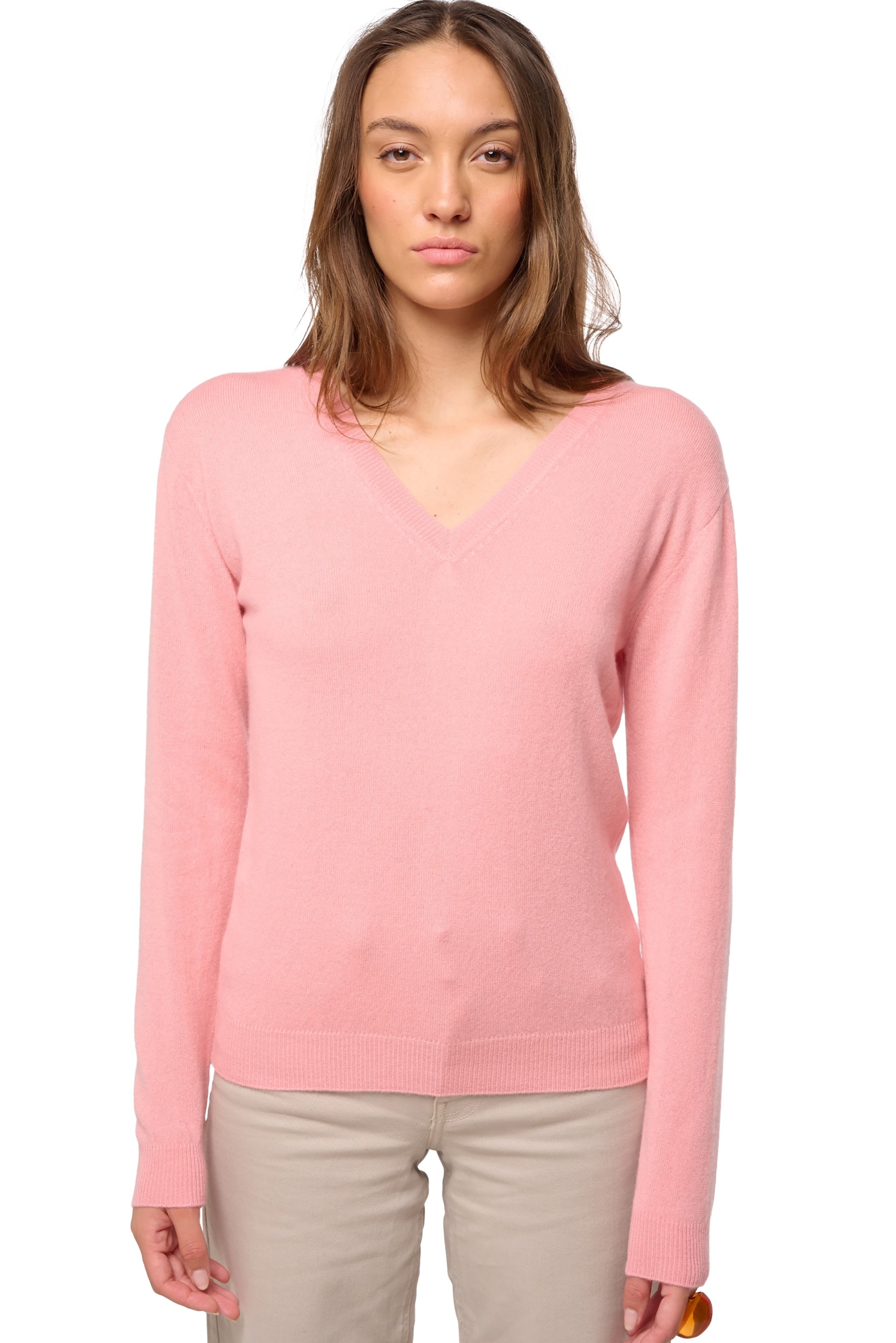 Tessa aus Kaschmir Damen - tea rose - Mahogany