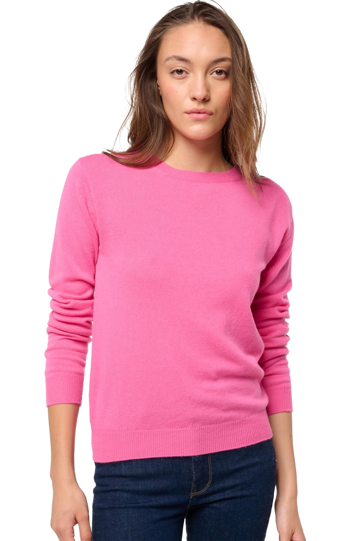 Thalia Kaschmirpullover Damen - flashy rose - Mahogany