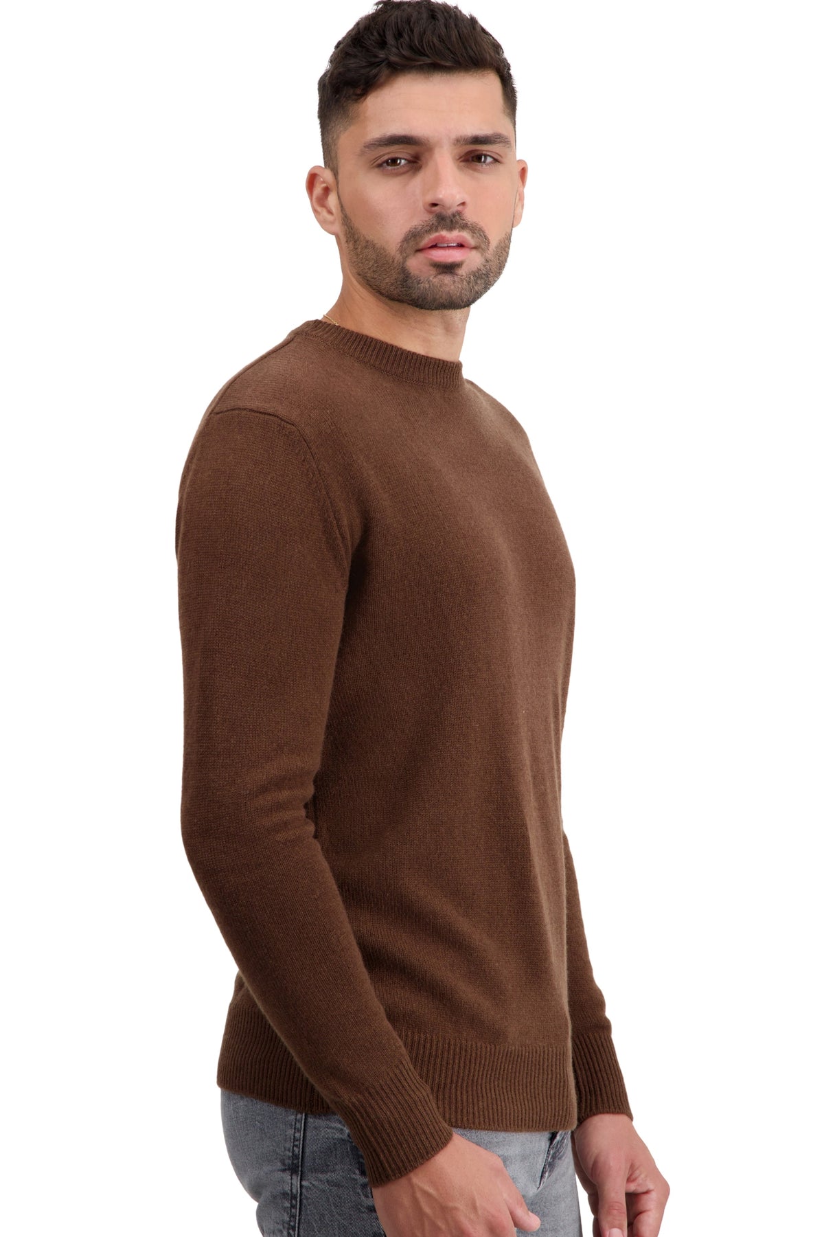 Touraine aus Kaschmir für Herren - dark camel - Mahogany