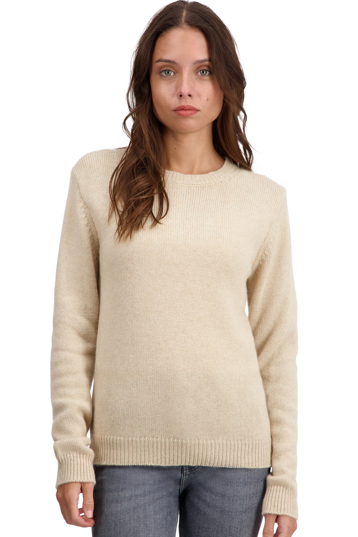 Tyrol aus Kaschmir Damen - natural beige - Mahogany