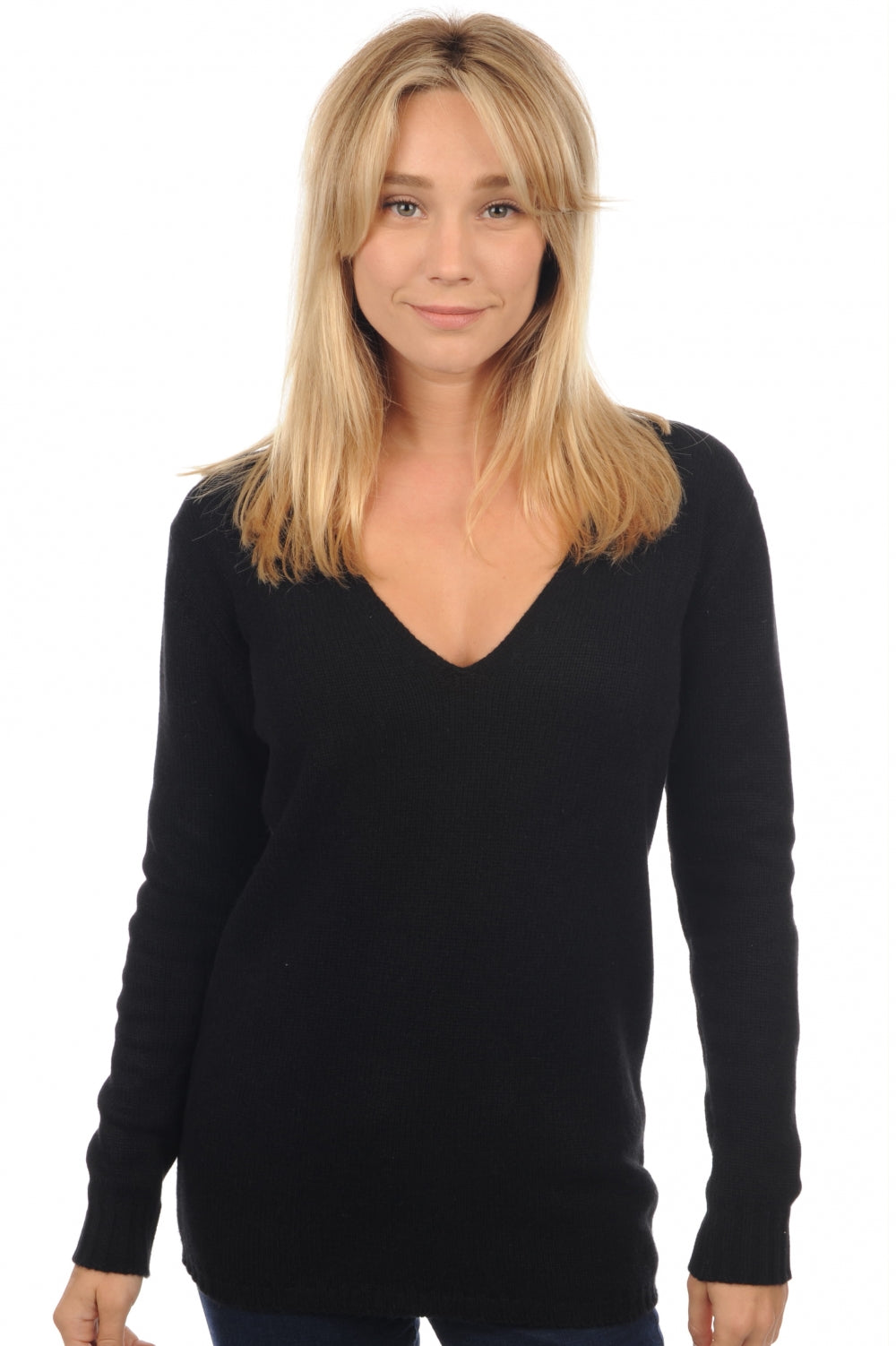 Vanessa aus Kaschmir für Damen - Schwarz - Mahogany