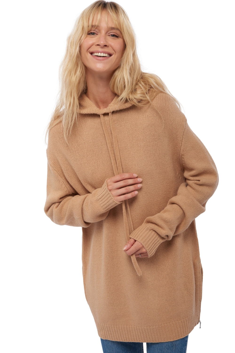 Veria aus Yak für Damen - camello - Mahogany