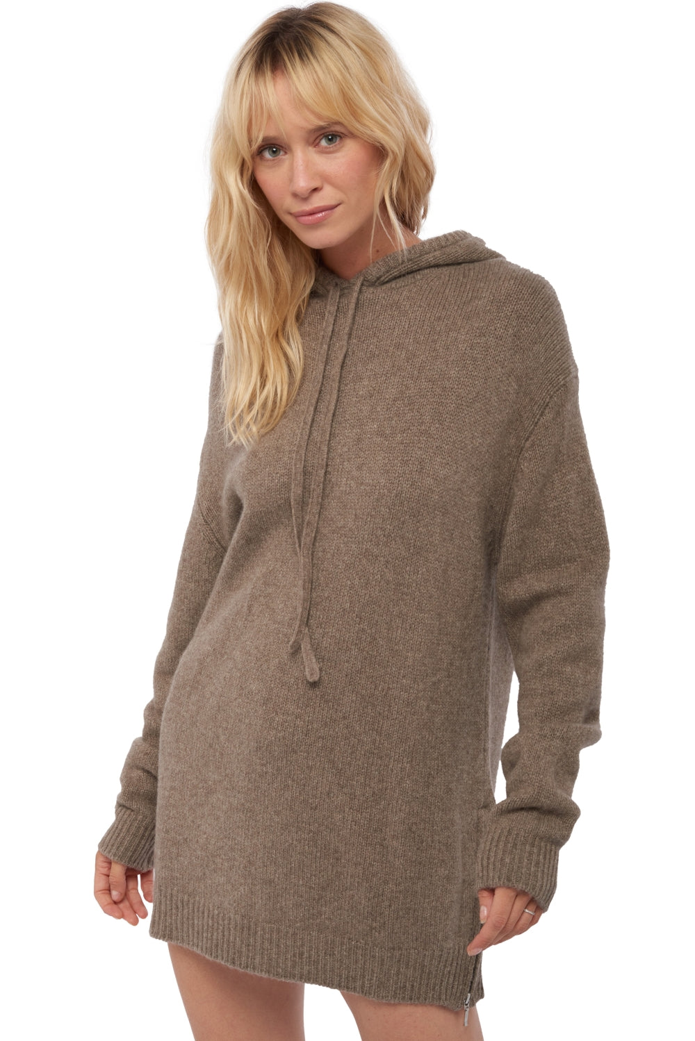Veria aus Yak Damen - Ansicht 1 - marmotte naturel - Mahogany