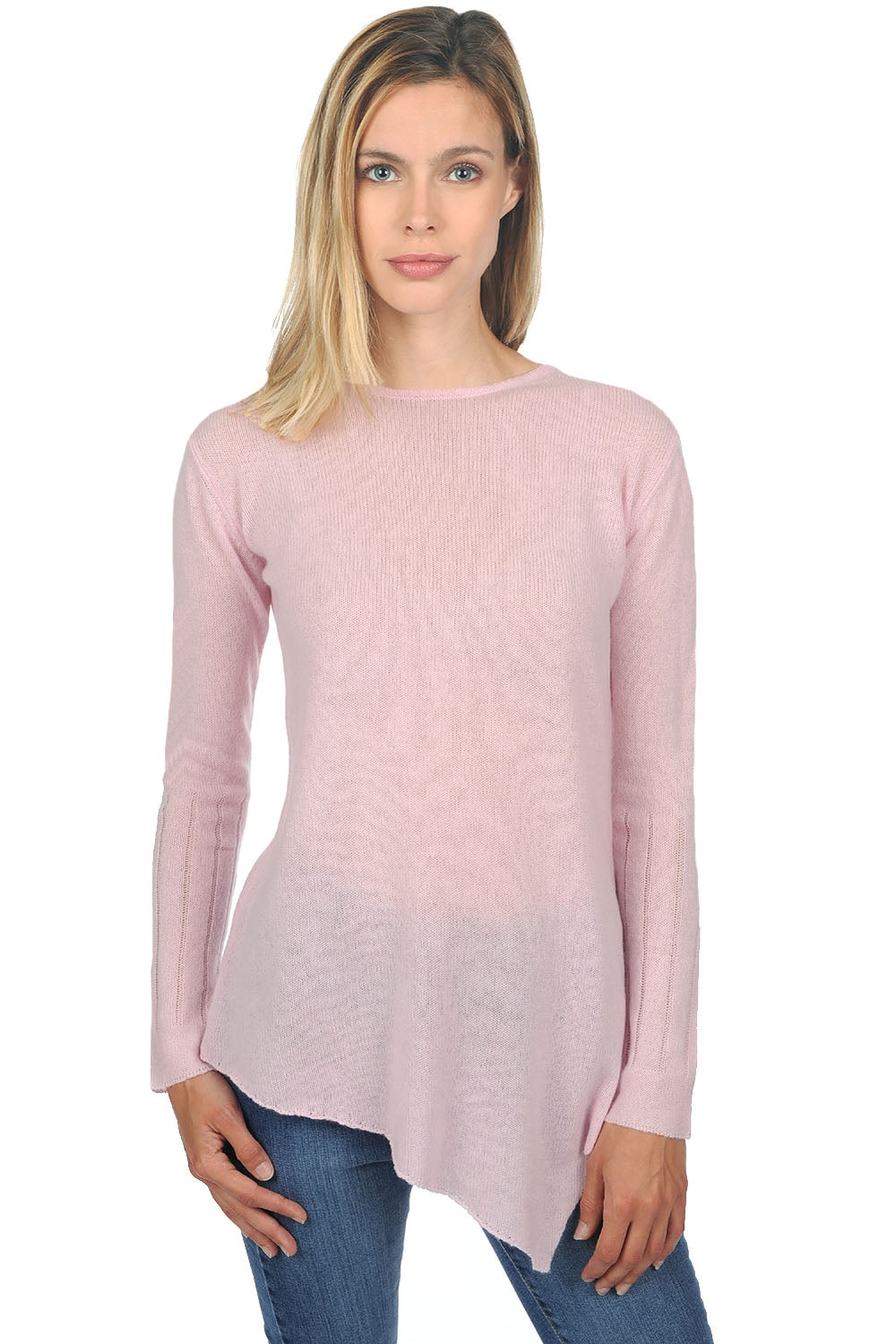 Zaia aus Kaschmir für Damen - Dragée-Rosa - Mahogany