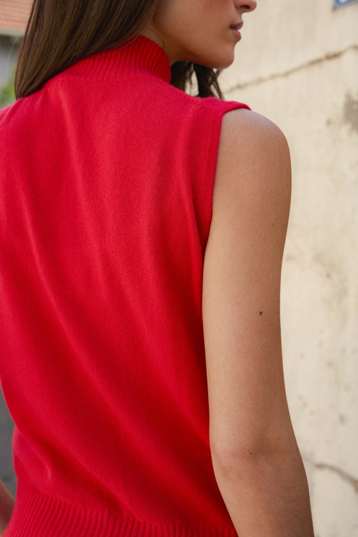 Zaza en cachemire femme - Vue 3 - rouge velours - Mahogany
