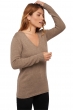  kaschmir pullover damen v ausschnitt natural vava natural brown 4xl