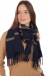Cashmere accessoires amsterdam nachtblau camel 50 x 210 cm