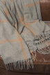 Cashmere accessoires kaschmir plaid decke altay 150 x 190 grau meliert camel 150 x 190 cm