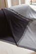 Cashmere accessoires kaschmir plaid decke fougere 125 x 175 grau meliert anthrazit 125 x 175