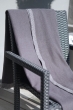 Cashmere accessoires kaschmir plaid decke fougere 130 x 190 grau meliert anthrazit 130 x 190 cm