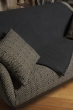 Cashmere accessoires kaschmir plaid decke toodoo plain xl 240 x 260 anthrazit 240 x 260 cm