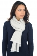 Cashmere accessoires kaschmir schals orage off white flanellgrau meliert 200 x 35 cm