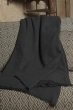 Cashmere accessoires toodoo plain l 220 x 220 carbon 220x220cm