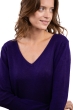 Cashmere kaschmir pullover damen flavie deep purple 2xl