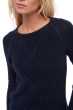 Cashmere kaschmir pullover damen rundhalsausschnitt april nachtblau 2xl