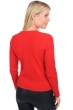 Cashmere kaschmir pullover damen rundhalsausschnitt line premium rot 2xl