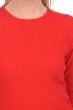 Cashmere kaschmir pullover damen rundhalsausschnitt line premium rot m