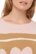 Cashmere kaschmir pullover damen rundhalsausschnitt roselili camel   off white   zartrosa gr.4