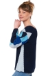 Cashmere kaschmir pullover damen rundhalsausschnitt wizz nachtblau gr 1