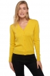 Cashmere kaschmir pullover damen strickjacken cardigan taline sunny yellow m