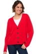 Cashmere kaschmir pullover damen strickjacken cardigan tanzania rouge xl