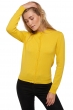 Cashmere kaschmir pullover damen strickjacken cardigan tyra first sunny yellow m