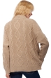 Cashmere kaschmir pullover damen strickjacken cardigan valaska natural brown 2xl