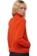 Cashmere kaschmir pullover damen strickjacken cardigan virginia bloody orange 2xl