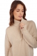 Cashmere kaschmir pullover damen v ausschnitt alizette natural beige 2xl