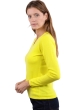 Cashmere kaschmir pullover damen v ausschnitt emma jaune citric 2xl