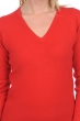 Cashmere kaschmir pullover damen v ausschnitt emma premium rot 4xl