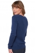 Cashmere kaschmir pullover damen v ausschnitt faustine indigo 3xl