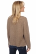 Cashmere kaschmir pullover damen v ausschnitt flavie natural brown 2xl