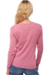 Cashmere kaschmir pullover damen v ausschnitt tessa first carnation pink xl