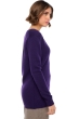 Cashmere kaschmir pullover damen v ausschnitt vanessa deep purple 2xl