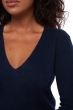 Cashmere kaschmir pullover damen v ausschnitt vanessa nachtblau 2xl