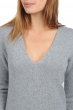 Cashmere kaschmir pullover damen v ausschnitt vanessa premium premium flanell 2xl