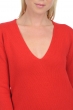 Cashmere kaschmir pullover damen v ausschnitt vanessa premium rot 4xl