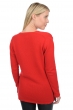Cashmere kaschmir pullover damen v ausschnitt vanessa premium rot m