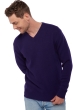Cashmere kaschmir pullover herren dicke hippolyte 4f deep purple 2xl