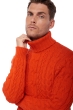 Cashmere kaschmir pullover herren dicke villepinte bloody orange m