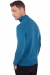 Cashmere kaschmir pullover herren polo angers manor blue leuchtendes blau 3xl