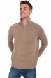 Cashmere kaschmir pullover herren polo angers natural brown natural beige l