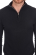 Cashmere kaschmir pullover herren polo donovan premium black 2xl