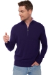 Cashmere kaschmir pullover herren polo henri deep purple lilas 3xl